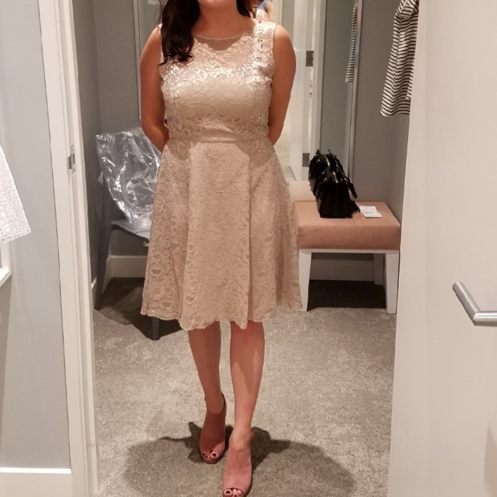 Gold David’s Bridal Dress